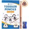 Learning Pencils For Toddlers 24 YearsKids Pencils For Beginners Toddlers And Preschoolers Jumbo Triangle Shape With Soft Graphite 8pkSharpener