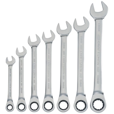 CRAFTSMAN Ratchet Wrench 12 Point 7Piece Set CMMT87019