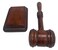 Wood and Sound Rectangular Block Set Justice Gavel Handcrafted Wood Premium Quality Perfect for Judge Lawyer Student Auction Court and Gifts