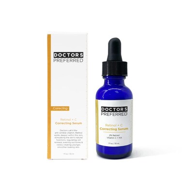 Retinol  C Correcting Serum  Jumpstart the Rejuvenation Process and Dramatically Improve Deep Wrinkles Texture Uneven Skin Tones Hyperpigmentation  Doctors Preferred  1oz30ml
