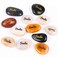 ROCKIMPACT 12PCS Smile Engraved Inspirational Stones Pocket Word Stone River Rock Zen Chakra Healing Palm Stone Positive Encouraging Rocks Happy You are My Sunshine Pack of 12 Smile