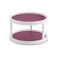 Copco NonSkid 2 Tier Pantry Cabinet Lazy Susan Turntable 12Inch WhitePurple