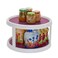 Copco NonSkid 2 Tier Pantry Cabinet Lazy Susan Turntable 12Inch WhitePurple