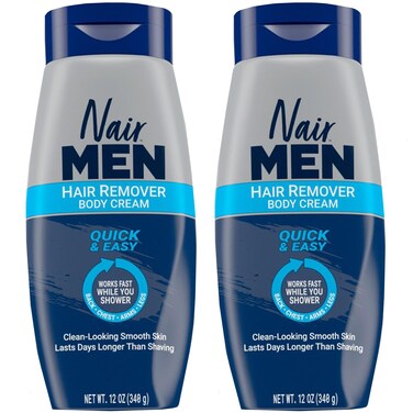 Nair Men Hair Removal Body Cream 12 Ounce Pack of 2