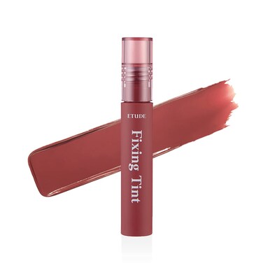 ETUDE Fixing Tint 06 Soft Walnut 4g  Long Lasting High Pigmented Liquid Lipstick Lip Stain Waterproof Lightweight matte finish Full Coverage
