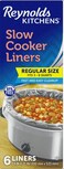 Reynolds Kitchens Premium Slow Cooker Liners  13 x 21 Inch 6 Count