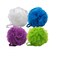 Aquasentials Mesh Pouf Bath Sponge 4 Pack MultiColor