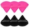 Pimoys 6 Pieces Powder Puff Face Soft Triangle Makeup Puff for Loose Powder Setting Powder Velour Foundation Sponge Makeup Blender Sponge Beauty Makeup Tool