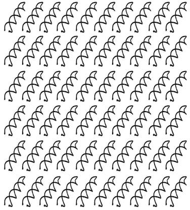 OMYZERO 60Pcs NonScratch Round Tips Spiral Bobby Hair Pins Spin Pins Twist Screw Hair Pin for Women Bun Hair Style DIY Black