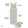Simple Modern Water Bottle with Straw and Chug Lid Vacuum Insulated Stainless Steel Metal Thermos Bottles  Reusable Leak Proof BPAFree Flask for Sports  Summit Collection  32oz Almond Birch