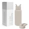 Simple Modern Water Bottle with Straw and Chug Lid Vacuum Insulated Stainless Steel Metal Thermos Bottles  Reusable Leak Proof BPAFree Flask for Sports  Summit Collection  32oz Almond Birch