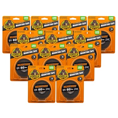 Gorilla Heavy Duty Extra Long Double Sided Mounting Tape 1 x 120 Black Pack of 12