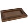Dark Wood Serving Tray with Handles  Five Piece Nested Breakfast Tray  Wood Crafts Trays for Organizing  Bathroom Tray  Food Trays for Party Buffet Montessori Wooden Trays for Serving  Catering