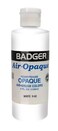 Badger AirBrush Company AirOpaque Airbrush Ready Water Based Acrylic Paint White 4Ounce