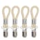 Kirmoo Tea Towel Clips for Hanging with Loop Cotton Metal Cloth Hook Clip Hangers for Home Storage Kitchen Towel Hooks Holder BeigeSet of 4 4