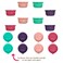 The First Years GreenGrown Reusable Bowls with Lids  Toddler Snack Bowl  8 Pack  PinkPurpleTeal
