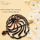 Parcelona French Swirls Celluloid Chignon Hair Slide Pin Thru 35 Bun Cover Ponytail Round Hair Clips for Women Styling Girls Hair Accessories No Slip Durable Made in FranceTortoise Shell
