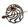 Parcelona French Swirls Celluloid Chignon Hair Slide Pin Thru 35 Bun Cover Ponytail Round Hair Clips for Women Styling Girls Hair Accessories No Slip Durable Made in FranceTortoise Shell