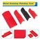 Wood Grain Tool Wood Graining Painting Tool Including 1Pc Wood Pattern Roller with Handle 7Pcs Art Paint Rubber Wood Graining Tool and 1 Pc Paint Barrel Opener for DIY Wooden Grain Furnture Wall