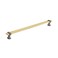 Amerock  Cabinet Pull  Brushed GoldBlack Chrome  11516 inch 288 mm Center to Center  Overton  1 Pack  Drawer Pull  Drawer Handle  Cabinet Hardware