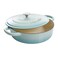 Crock Pot Artisan Enameled Cast Iron Braiser WLid 5Quart Aqua