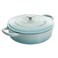 Crock Pot Artisan Enameled Cast Iron Braiser WLid 5Quart Aqua