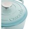 CrockPot Artisan Round Enameled Cast Iron Dutch Oven 7Quart Aqua