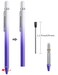 ChaoQ Ballpoint Pens 3 Pack Ball Point Pens Black Ink Medium Point 10 mm for Gift Business Office 6 Extras Replaceable Refills  Dream Pink Dream Purple Dream Blue