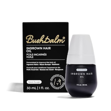 Bushbalm Ingrown Hair Oil  Helps With Ingrown Hair Underarm Bumps Soothes Razor Bumps Post Shave Redness and Itching  30ml Sweet Escape