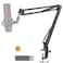 For Hyperx Quadcast Boom Arm Boom Scissor Arm For Hyperx Quadcast S Professional Adjustable Mic desk mount Stand Compatible With RGB USB Condenser Microphone Hyperx Solocast By YUZUHOME
