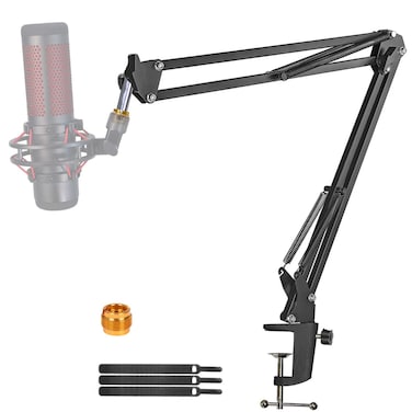 For Hyperx Quadcast Boom Arm Boom Scissor Arm For Hyperx Quadcast S Professional Adjustable Mic desk mount Stand Compatible With RGB USB Condenser Microphone Hyperx Solocast By YUZUHOME