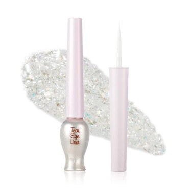 ETUDE Tear Eye Drop Liner 8g 3 Pure Sparkling Pearl 21AD  LongLasting Liquid Glitter Eye Makeup with Shiny Magical Sparkle  KBeauty