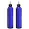 BRIGHTFROM Twist Top Applicator Bottles 8 OZ Squeeze Empty Plastic Bottles Black Nozzle BPAFree PET Refillable OpenClose Nozzle  Multi Purpose Blue