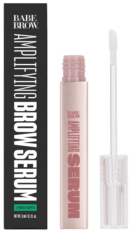 Babe Original Brow Serum For Thicker Looking Eyebrows  Brow Serum with Peptides Castor Oil Biotin Repairing Amino Acids  3mL size