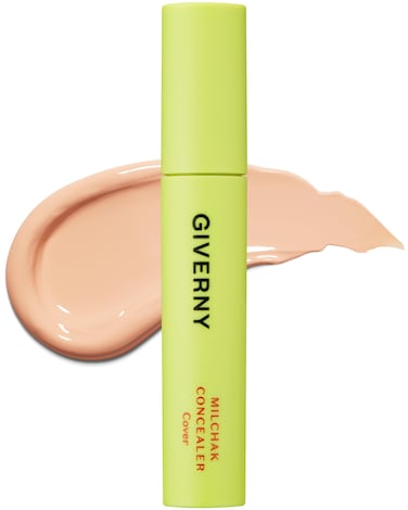 GIVERNY Milchak Cover Concealer  Makeup Blemish  Acne Concealer  For Freckles Spots  Under Eye Circles  Lightweight and NonSticky Foundation Concealer 03oz 21 Light beige