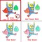 Lucky Art 20 Sets of 4 Packs 80 count Standard Size Crayons  Mini Crayon Packs NonToxic Crayons Crayons in bulk for Kids Party Favors School Supplies for Teachers  Travel Crayons