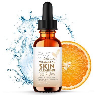 Vitamin C Serum for Face  Skin Clearing Serum with Salicylic Acid Retinol Niacinamide and Hyaluronic Acid  Skin Brightening Acne Serum  Anti Aging Dark Spot Treatment1 oz