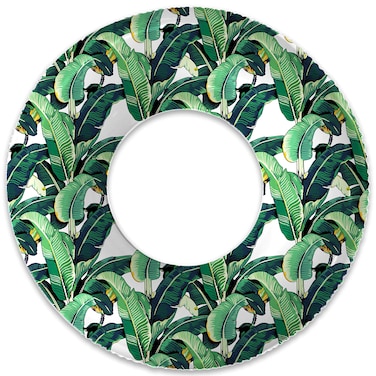 Float Naked  Pool Tubes with Fun Prints  CelebrityApproved Tubes for Floating  Fun Swim Floaties for Adults  Great Inner Tube Pool Floaty for All Ages Banana Leaf