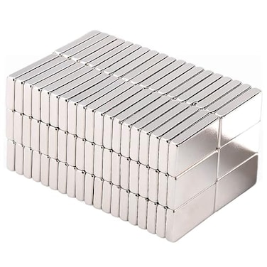 120 Pcs Strong Neodymium Small Magnets N52 Tiny Mini Rare Earth Refrigerator Magnet for Crafts Experiment Building Scientific Model Rectangular Office Whiteboard Tool