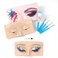Bueuo Makeup Practice Face Board 3D Reusable Silicone Makeup Mannequin Face with 5PCS Makeup Brush Eye Makeup Practice Face for Makeup Beginner or Professional Enthusiasts