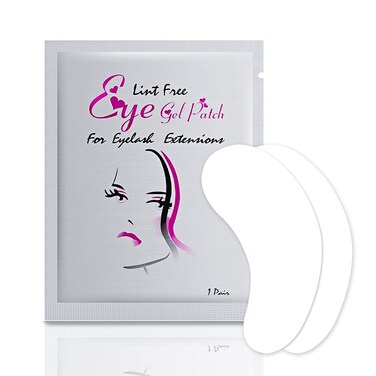 100 Pairs Under Eye Pads Eyelash Extension Gel Patches Hydrogel Eyes Patches Lint Free Eye Pads for Eyelash Extension Supplies