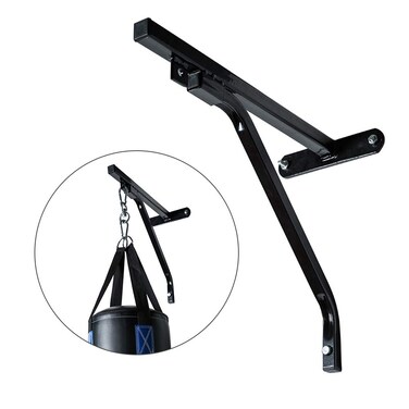 GYFHMY Heavy Duty Boxing Punch Bag Wall Mount Bracket  Punching Training Hanger  Triangle LoadBearing Design Steel Hanging Stand for Home Gym Muay Thai
