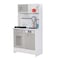 Teamson Kids  Little Chef Valencia Classic Kids Toddler Pretend Play Kitchen Set Playset  Gray