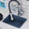 Teamson Kids  Little Chef Valencia Classic Kids Toddler Pretend Play Kitchen Set Playset  Gray