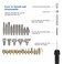 ROYADVE Wood Burning Kit Tool Adjustable Temperature 200 Degree To 450 Degree with 60W Pyrography Pen Full Set Professional Various Wood EmbossingCarvingSoldering Tips for Wood Burner Set