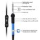 ROYADVE Wood Burning Kit Tool Adjustable Temperature 200 Degree To 450 Degree with 60W Pyrography Pen Full Set Professional Various Wood EmbossingCarvingSoldering Tips for Wood Burner Set
