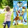 Cartoon Toss Game with 3 Bean Bags  Cartoon Fork Bullseye Theme Party Supplies Decorations Birthday Party Sign for Kids Girls Boys Outdoor Indoor Activity Games