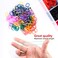 NPLUX 11000 Rainbow Rubber Bands Refill Kit Rubber Band Bracelet Kit with 28Color Loom Bands