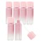 FZBNSRKO 6Pcs Gradient Pink Lip Gloss Tube Vial Empty Refillable LipstickLip Gloss DIY Makeup Lipstick Tube Feminine Products8ml
