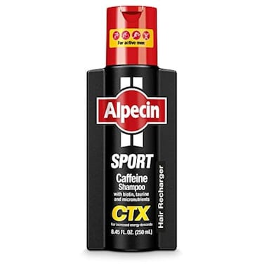 Alpecin CTX Sport Mens Caffeine Shampoo 845 fl oz Pack of 3 with Biotin Niacin Castor Oil Taurine Healthy Micronutrients Natural Hair Growth Hair Thickening Thinning Hair Active Lifestyle